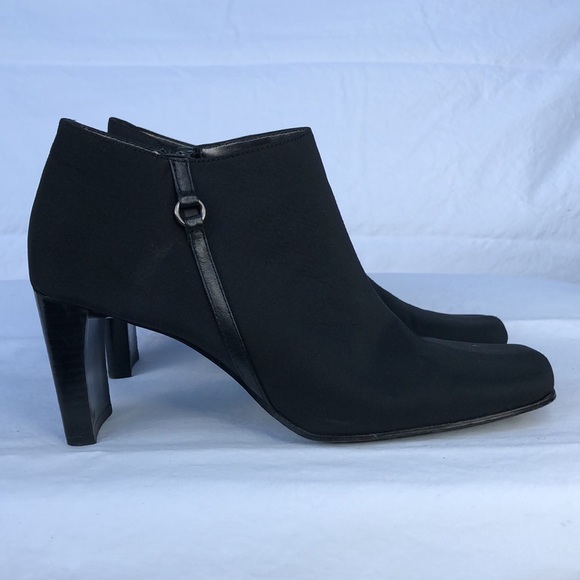 Bandolino Shoes - Bandolino Black Fabric Bootie/Shoe w/3” Heel - BD Urbane